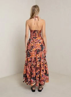 ALC LTD Adelle Halter Midi Dress