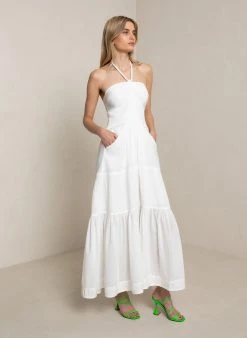 ALC LTD Adelle Halter Midi Dress Dresses