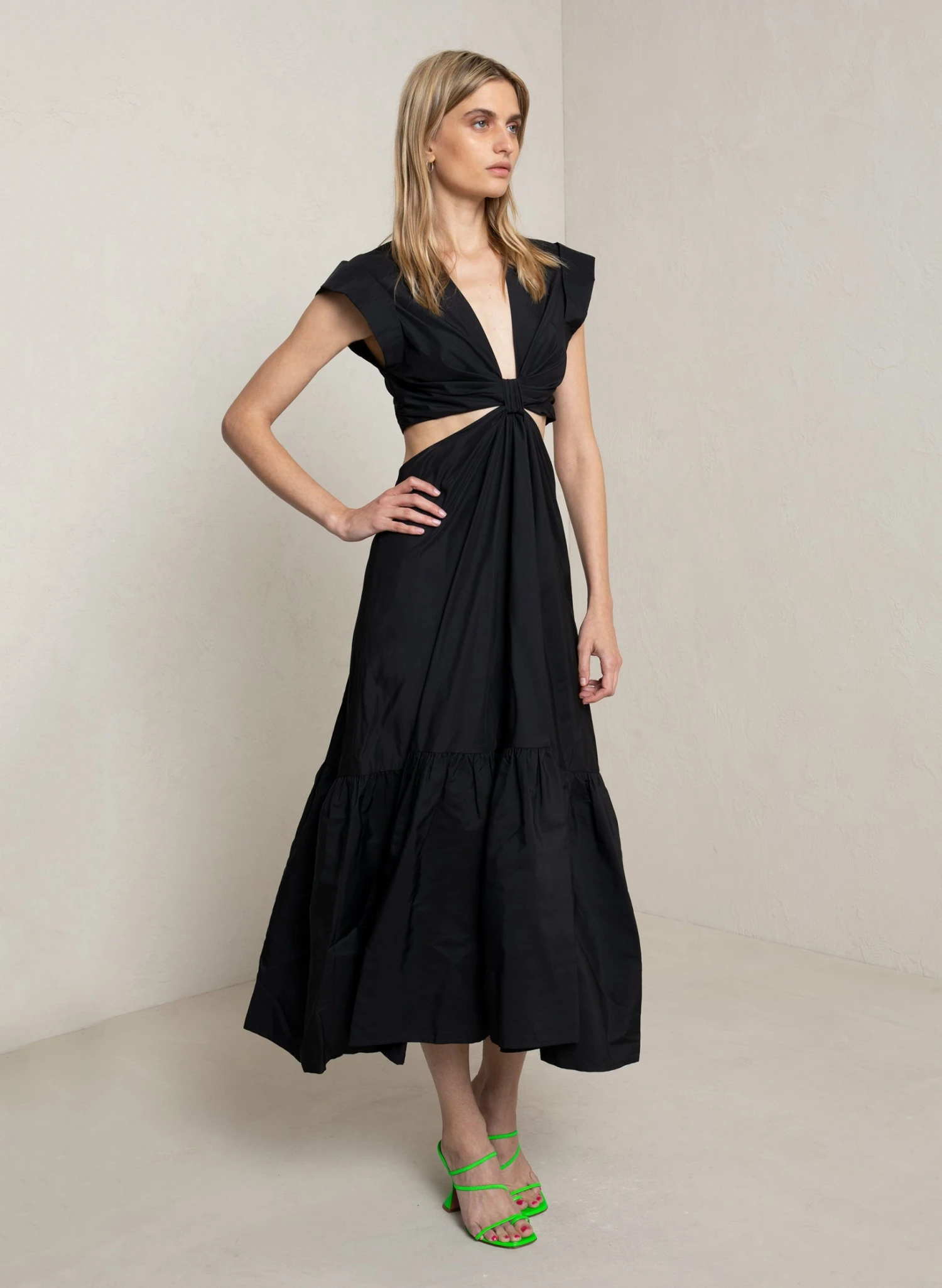 ALC LTD Alexandria Cotton Midi Dress Dresses 4 ALC LTD Alexandria Cotton Midi Dress Dresses