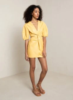 ALC LTD Alex Vegan Leather Dress Dresses