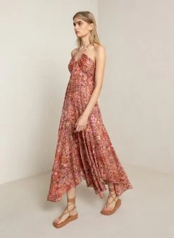 ALC LTD Dresses Amina Halter Midi Dress