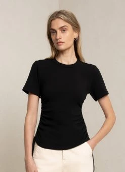 ALC LTD Tops Austin Ribbed Cotton Tee