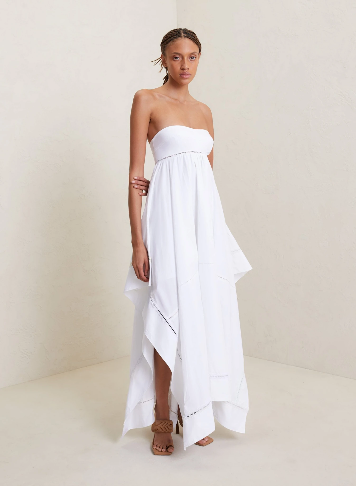 BLANCA_DRESS_WHT_0032.jpg ALC LTD Dresses Blanca Cotton Maxi Dress