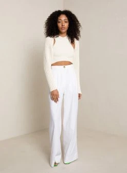 ALC LTD Caleb Cotton Knit Top Knitwear