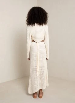 ALC LTD Caleb Crochet Skirt Knitwear