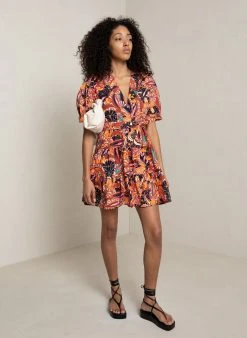 ALC LTD Carey Cotton Mini Dress