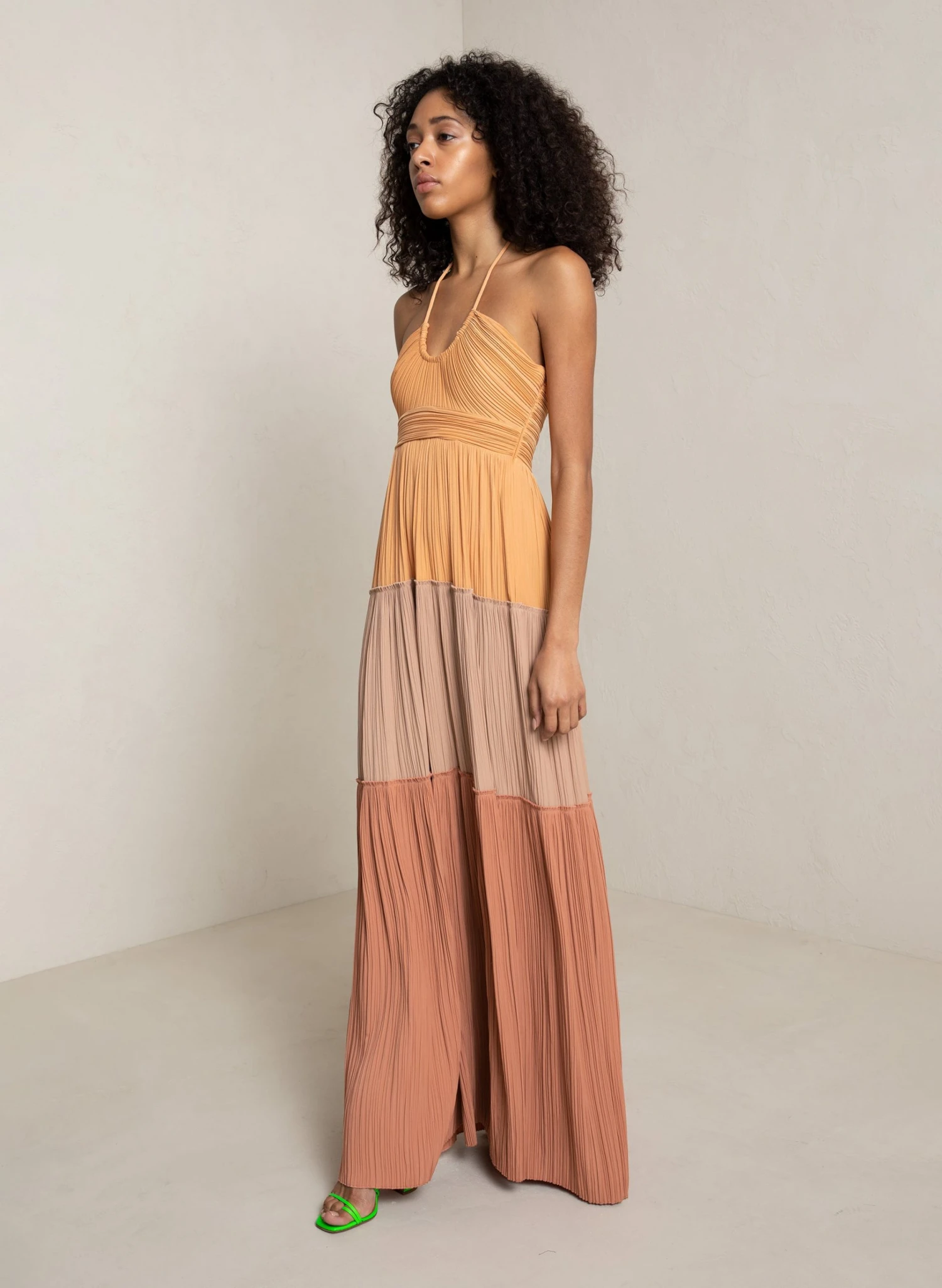 ALC LTD Dresses Cecilia Pleated Maxi Dress 5 ALC LTD Dresses Cecilia Pleated Maxi Dress