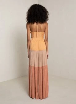 ALC LTD Dresses Cecilia Pleated Maxi Dress 10 ALC LTD Dresses Cecilia Pleated Maxi Dress