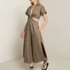 ALC LTD Georgia Cotton Midi Dress