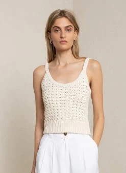 ALC LTD Hadley Crochet Tank Tops
