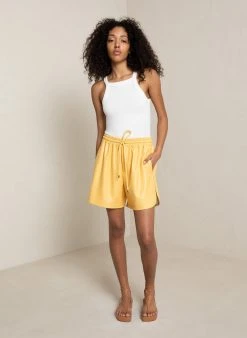 ALC LTD Tops Hannah Ribbed Cotton Tank