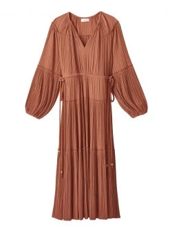 ALC LTD Dresses Jenna Pleated Midi Dress
