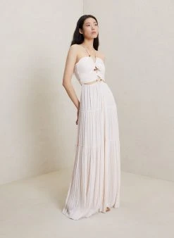 ALC LTD Kai Pleated Maxi Dress