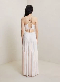 ALC LTD Kai Pleated Maxi Dress