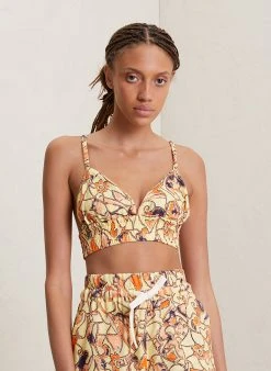 ALC LTD Tops Lana Linen Bra