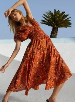 ALC LTD Dresses Lucia Cotton Midi Dress