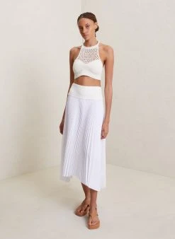 ALC LTD Luciana Crochet Crop Top