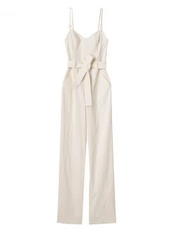 ALC LTD Mila Linen Jumpsuit Jumpsuits