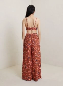 ALC LTD Bottoms Naia Linen Wide-Leg Pant