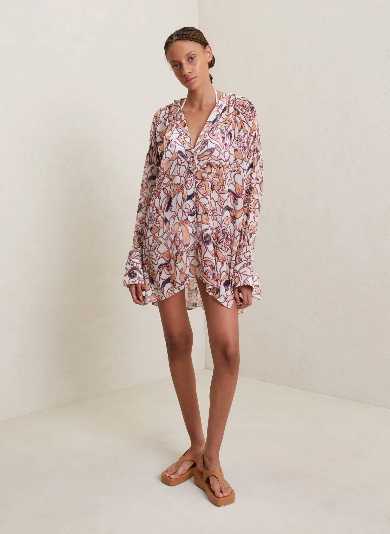 ALC LTD Paulina Silk Shirt 4 ALC LTD Paulina Silk Shirt