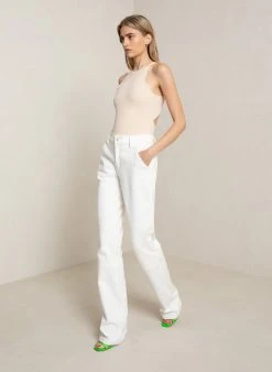 ALC LTD Adan Cotton Straight-Leg Pant