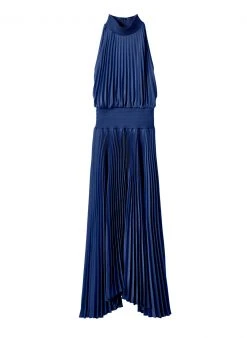 ALC LTD Renzo Pleated Midi Dress