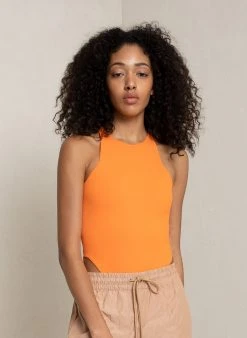 ALC LTD Pierce Knit Bodysuit Knitwear