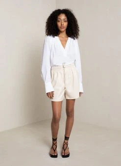 ALC LTD Signature Whites Ryder Vegan Leather Short