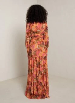 ALC LTD Samara Chiffon Wrap Top Tops