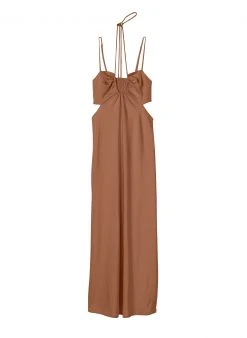 ALC LTD Sienna Satin Halter Dress Dresses 11 ALC LTD Sienna Satin Halter Dress Dresses