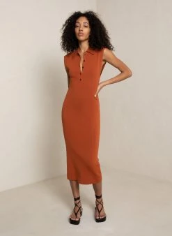 ALC LTD Taylor Knit Midi Dress