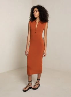 ALC LTD Taylor Knit Midi Dress