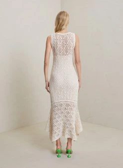 ALC LTD Dresses Nicky Crochet Midi Dress