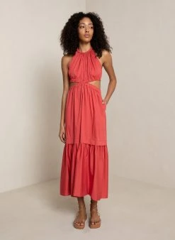 ALC LTD Whitney Cotton Midi Dress Dresses